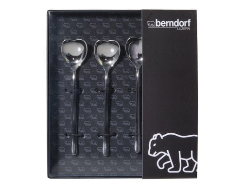 Berndorf Kaffeelöffel Sweetheart 4-teilig 13.7cm/Ø3.5mm