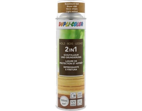 DUPLI-COLOR, Holzschutzlasur Nussbaum hell, 500 ML