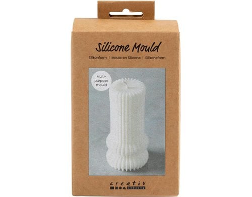 Creativ Company Kerzengiessform Silikon 8 x 7 cm, 1 Stück
