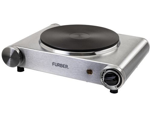 FURBER Kochplatte Einzeln Edelstahl 1500W, Platte 18.8cm