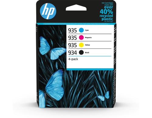 HP Combopack Nr. 945/935 - (6ZC72AE) 4er-Pack Schwarz, Farben