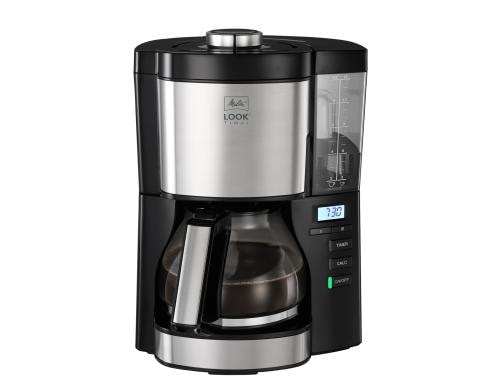 Melitta Filterkaffeeaut Look Timer 1025-08 Edelstahl-Schwarz