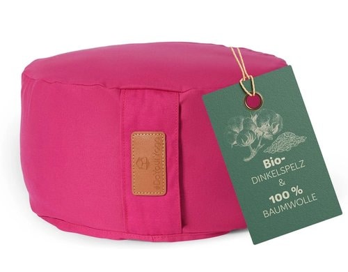 DoYourYoga Yogabolster Vishnu Zylinder pink Dinkelspelz
