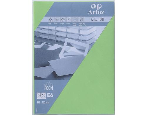 Artoz Couvert 1001 E6 100gm2, birkengrün, 5 Stück