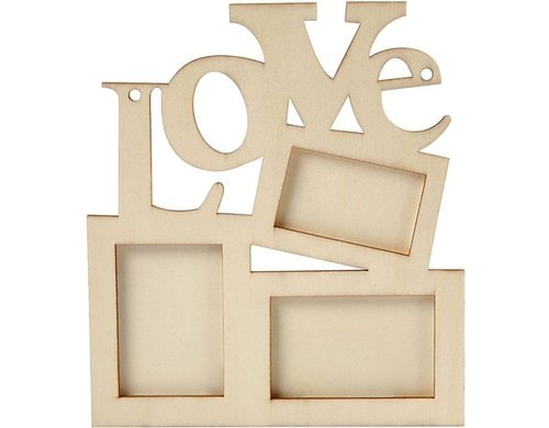 Creativ Company  Holzrahmen Love 19.7 x 16 cm