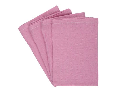Arti Casa Stoffserviette 4er Set, 35x35 cm Pink