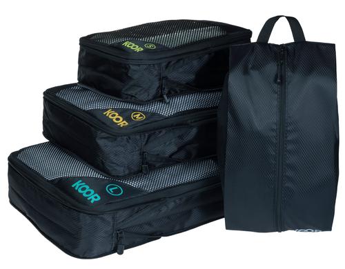 KOOR Packhilfen-Set Goora 4-teilig Small+Medium+Large, multicolor