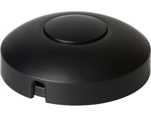 Max Hauri Universal Fussdimmer, 100W Glühlampe, LED, Halogenlampe, schwarz