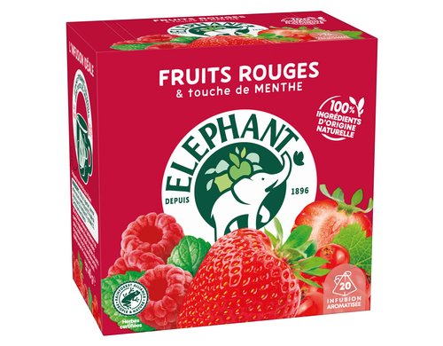Eléphant Infusion Fruit Rouges 20 Stück