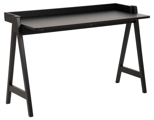 AC Design Bürotisch Miso schwarz 126x51x80 (LxBxH) Eiche matt