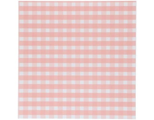 Backshop Bento Box Einlegepapier 50 Stk, Pink Karo