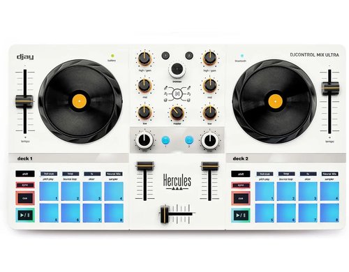 Hercules DJCONTROL MIX ULTRA Mobiler DJ-Controller f. iOS/Android