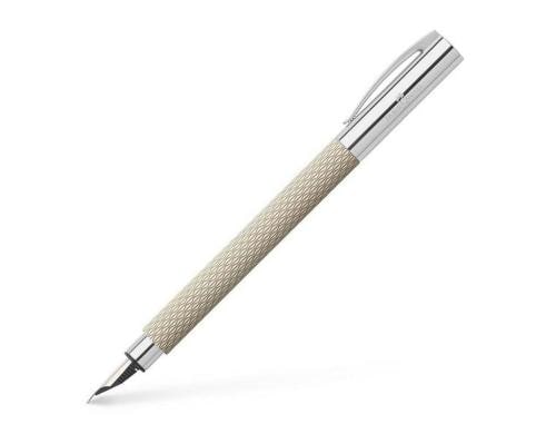 FABER-CASTELL Füllfederhalter Ambition M White Sand