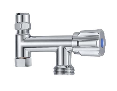 mateu Geräteanschlussventil Messing verchromt