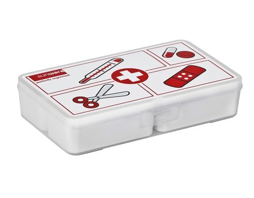 Sigma home Erste Hilfe Box mit 4 Einteilungen
