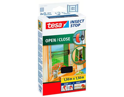 Tesa Insect Stop Open/Close anthrazit Grösse: 1.3m x 1.5m,