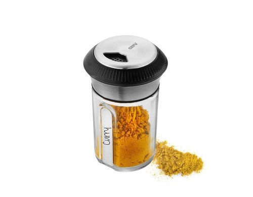 GEFU Gewürz- und Kräuterstreuer X-PLOSION inkl. 6 selbstklebenden Etiketten