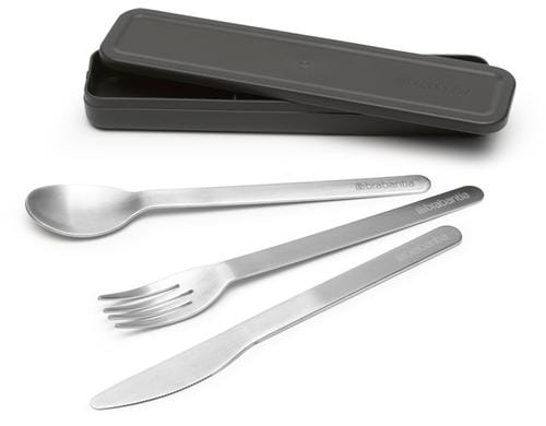 Brabantia Besteckset Make & Take 3er je 1xMesser, Löffel, Gabel