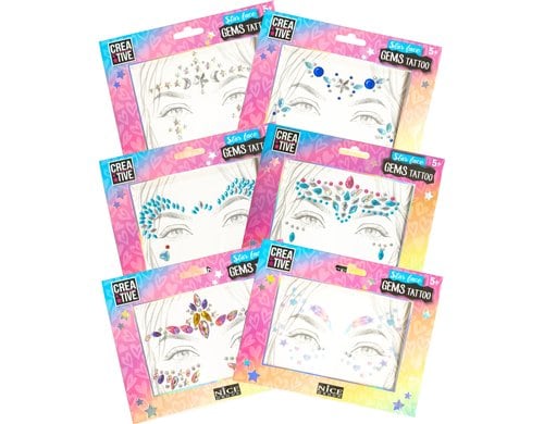 Creative Face Steine assortiert