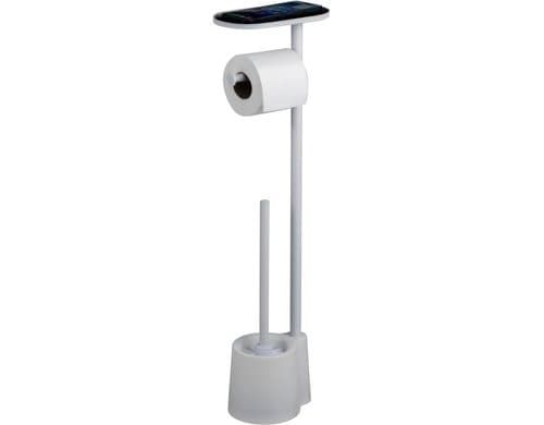 Wenko WC-Garnitur Albella Grösse: 21 x 12 x 69 cm, Weiss