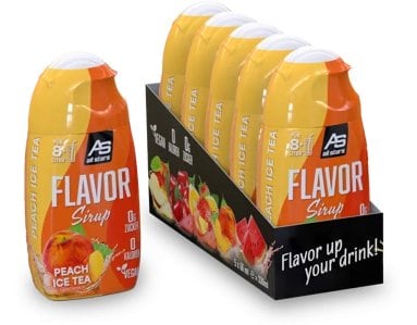 All Stars Flavor Sirup Ice Tea Peach, 5x65ml Flasche