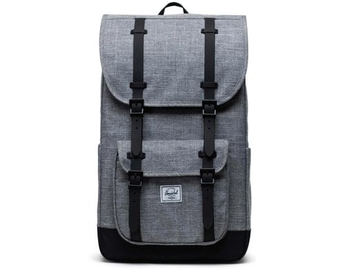 Herschel Little America Backpack Raven Crosshatch