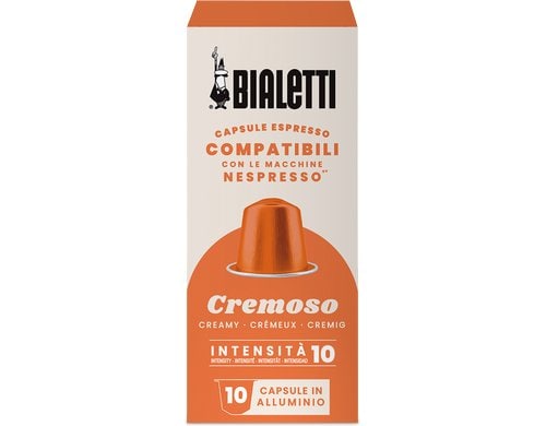 Alu Nespresso-kompatible Kapseln CREMOSO 10 Stück