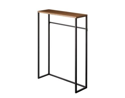 Yamazaki Konsolentisch TOWER schwarz 60x18.5x80.5 cm, Holz/Metall