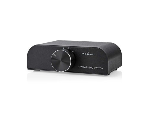 Nedis Audio-Umschaltpult 4-fach