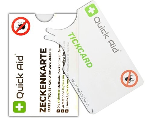 Zeckenkarte - transparent 1 Stück