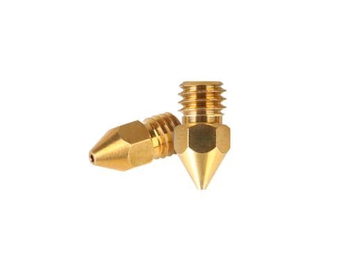 Creality Düse Messing MK8 3D Drucker 24 Stück:Je 2Stk. ø0.2-1.0mm /12Stk. ø0.4mm