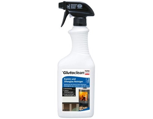 Kamin und Ofenglas Reiniger 750 ml Glutoclean