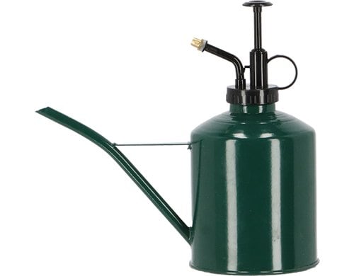 Esschert Design Giesskanne und Sprüher,Grün 0.6L,20.2x9.4x18.8cm(LxBxH), verz.Eisen,ABS