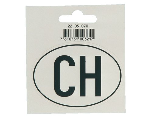 Hoheitszeichen CH für Motorräder, 75 x 55 mm