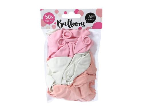 I am Creative Luftballon 50 Stück rosa-mix