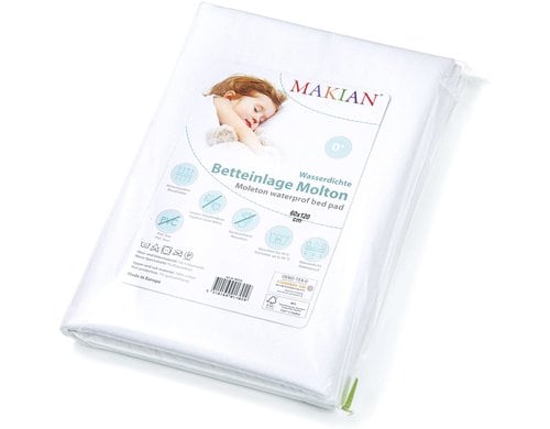 Makian Wasserd. Matratzenauflage 60x120cm 1-er pack Weiss
