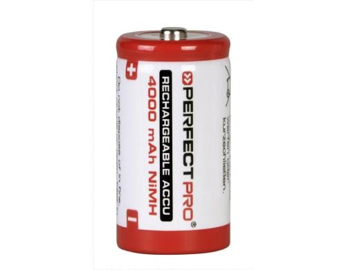 PERFECTPRO NiMH-Akkus C NiMH / 4000mAh / 2 Stück