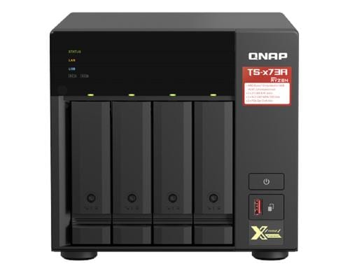 QNAP NAS TS-473A-8G, 4-bay AMD Ryzen V1000 series V1500B 4C/8T 2.2 GHz