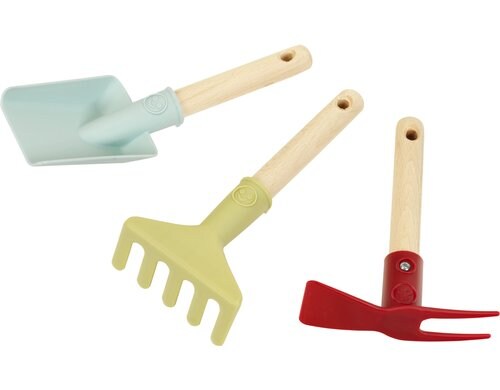 LF - Gartenwerkzeug 3-tlg Kunststoff recycelt und Holz