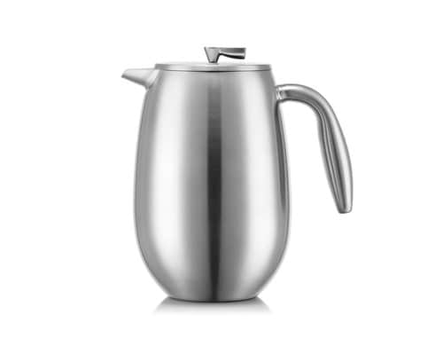 Bodum Columbia Kaffeebereiter 8 Tassen Doppelwandig, Edelstahl, 1 Liter