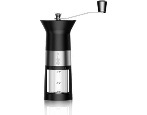 Bialetti Kaffeemühle Premium 6 Stufen, Mahlwerk aus rostfreiem Stahl