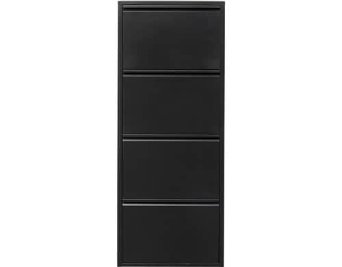 Kare Schuhschrank Caruso 4er Schwarz
