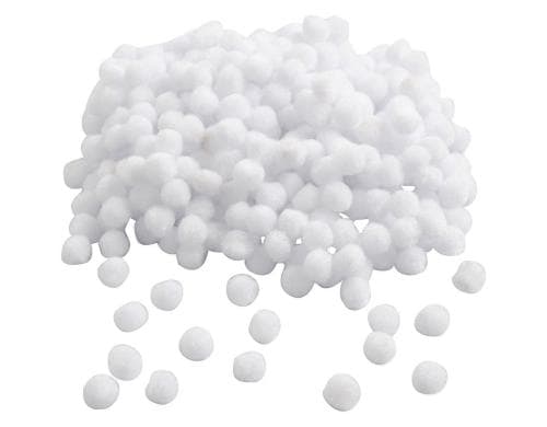 Creativ Company Pompons weiss 10 mm 450 Stück