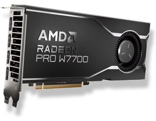 AMD RADEON PRO W7700, 16GB GDDR6 PCIe 4.0 x16, 4x DP