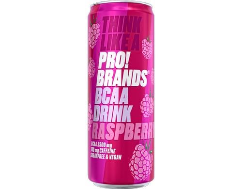 BCAA Drink Raspberry Einzeldose, 330 ml