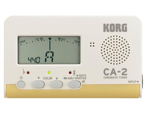 Korg CA-2, chromatisches Stimmgerät weiss