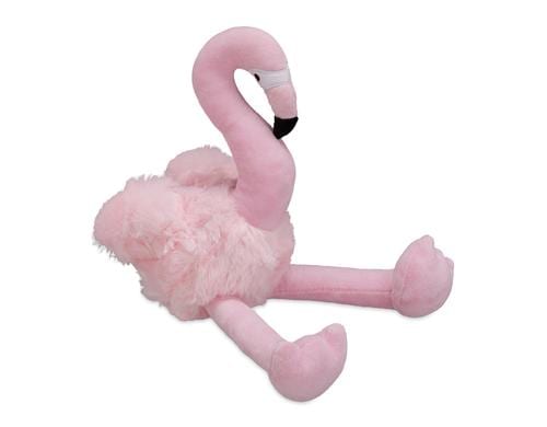 relaxdays Türstopper Flamingo Polyester, ca. 23 x 15 x 26 cm