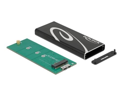 Delock Externes Gehäuse SuperSpeed USB für M.2 SATA SSD Key B