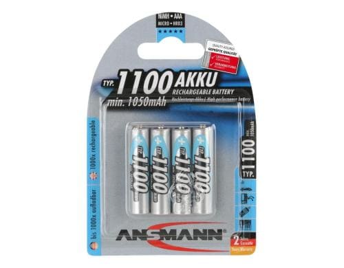 Ansmann Akku AAA NiMH 1050 mAh 1.2V 4er