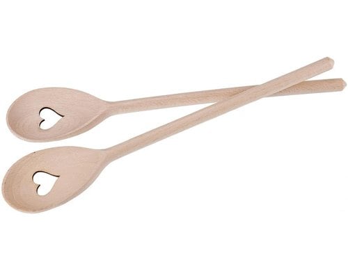 creanorm Kochlöffel Herz, 30cm Herz Laserschnitt